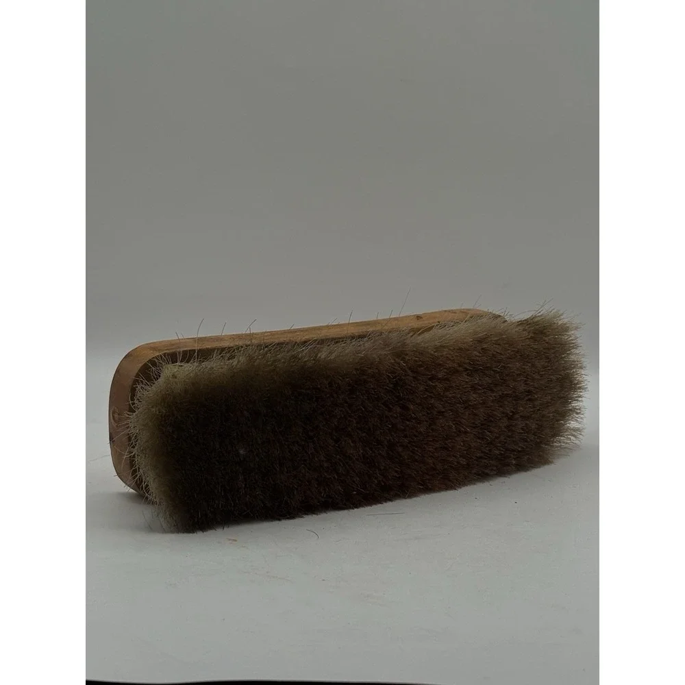 Felton 100% Horse Hair And Wood Shoe Shine Brush #100 Decor Equine Industrial